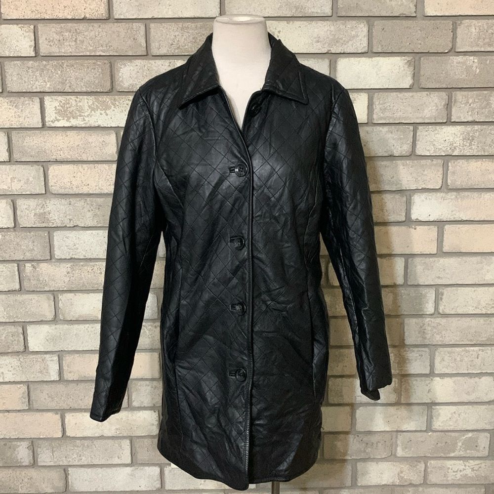 100% lamb leather NEIMAN MARCUS EUC JACKET women large